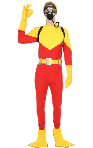 Adult Scuba Steve Film Costume